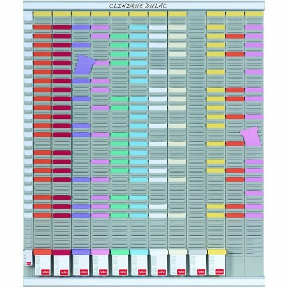 Yearly planner Aluminium White