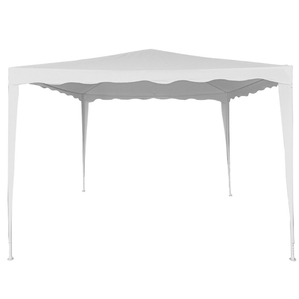 Беседка 300 x 250 x 300 cm Сталь Белый Пластик