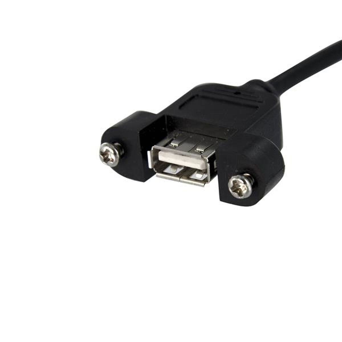 USB Cable USBPNLAFHD3 Black 90 cm