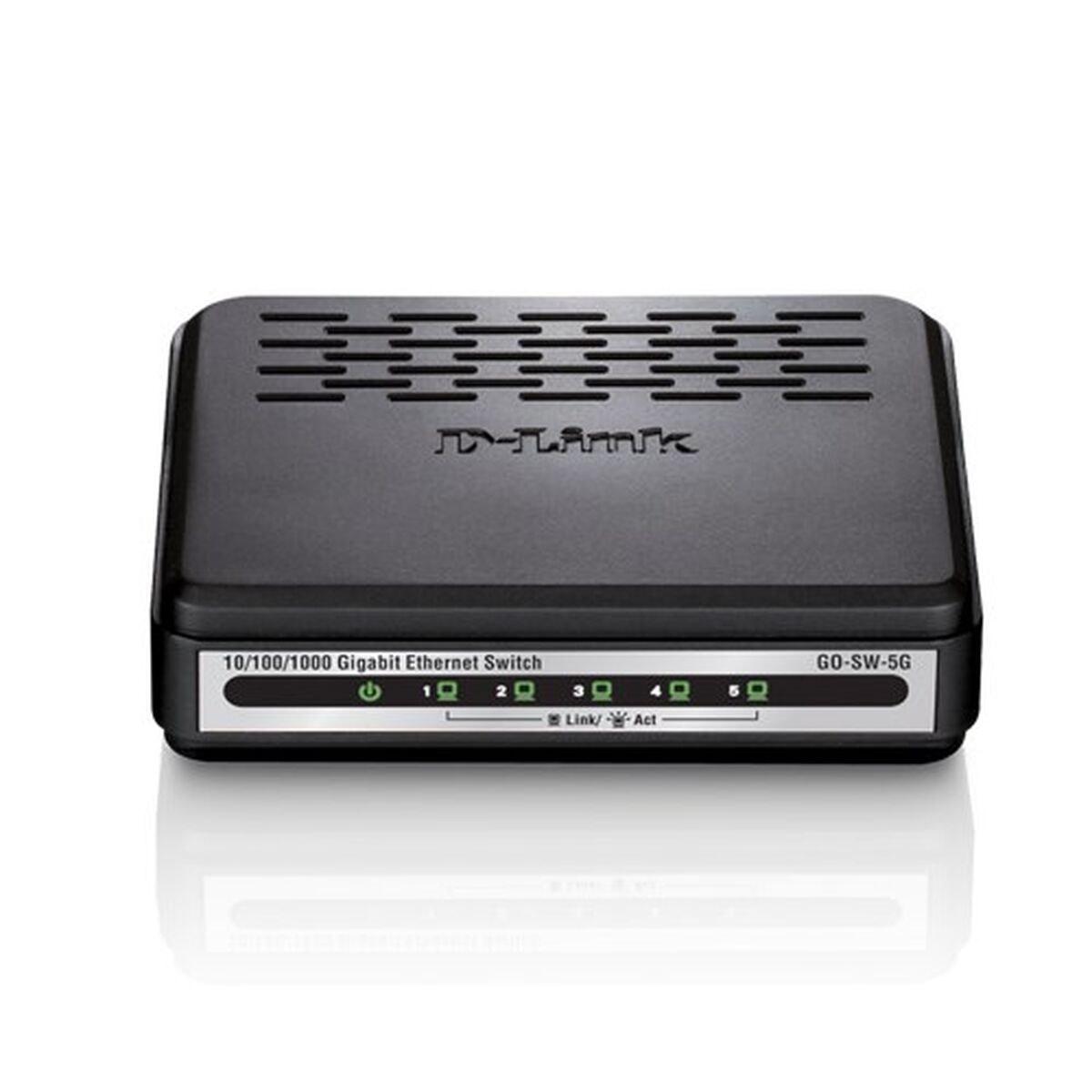 Переключатель GO-SW-5G Белый Чёрный RJ45 Ethernet LAN RJ45 x 5