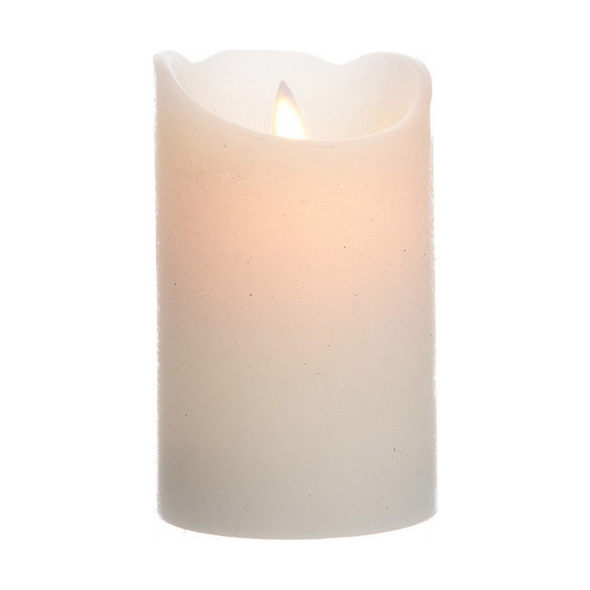 LED Candle White Ø 7,5 X 12,5 CM (AA)