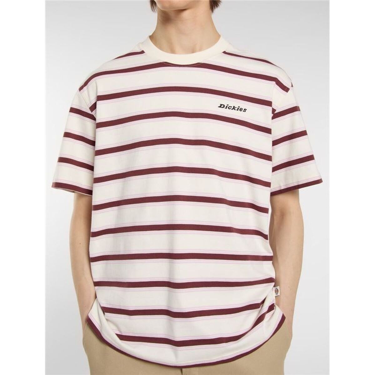 Men’s Short Sleeve T-Shirt York Stripe Ss White
