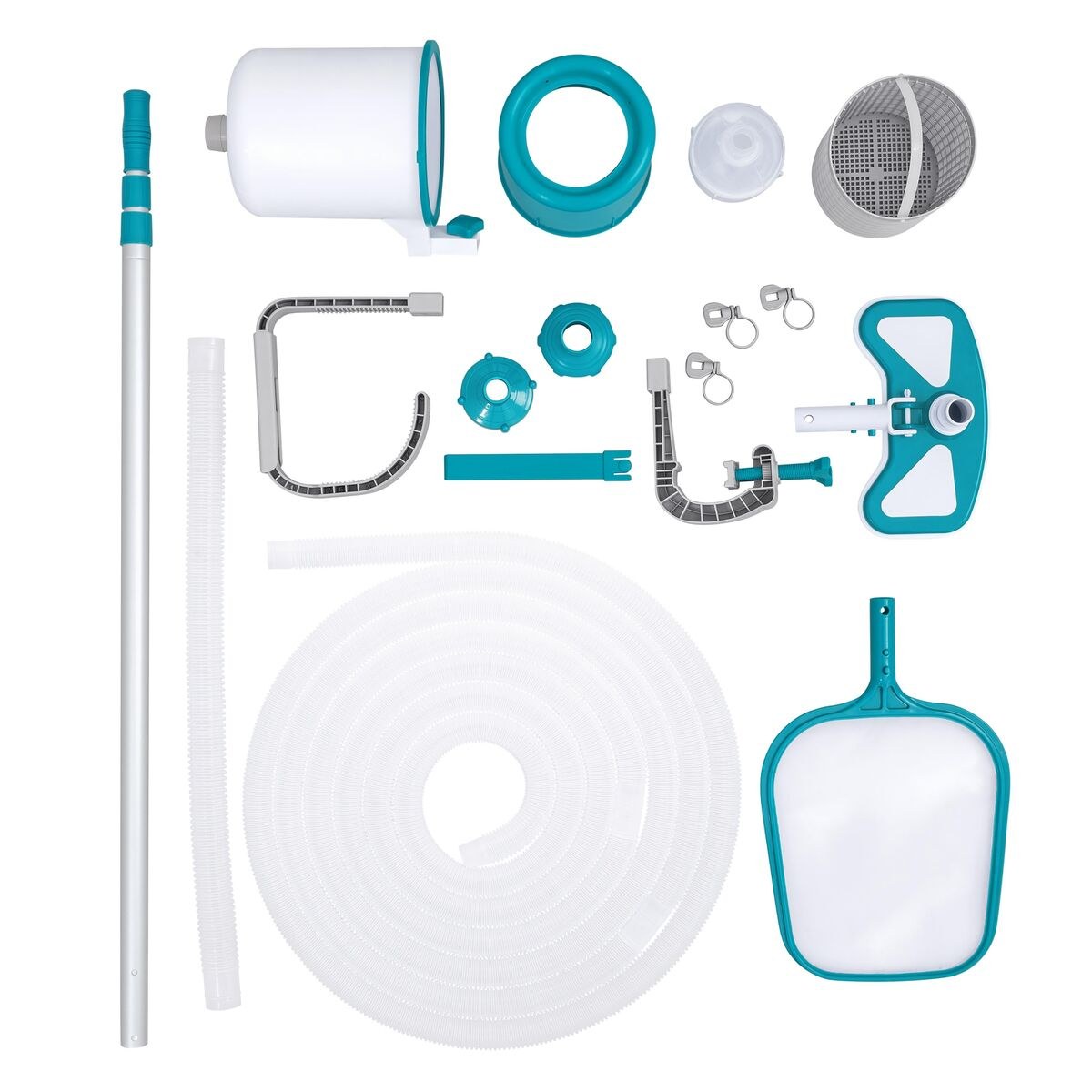 Pool Maintenance Kit Conex. Filter 279 cm Pool and Garden 58237