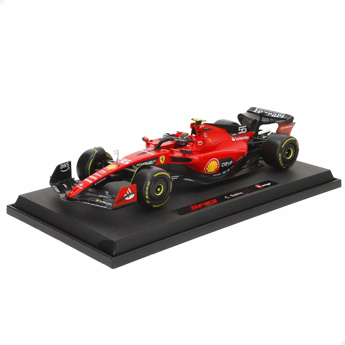 Автомобиль Ferrari F1 Racing SF23 #55 C 1:18