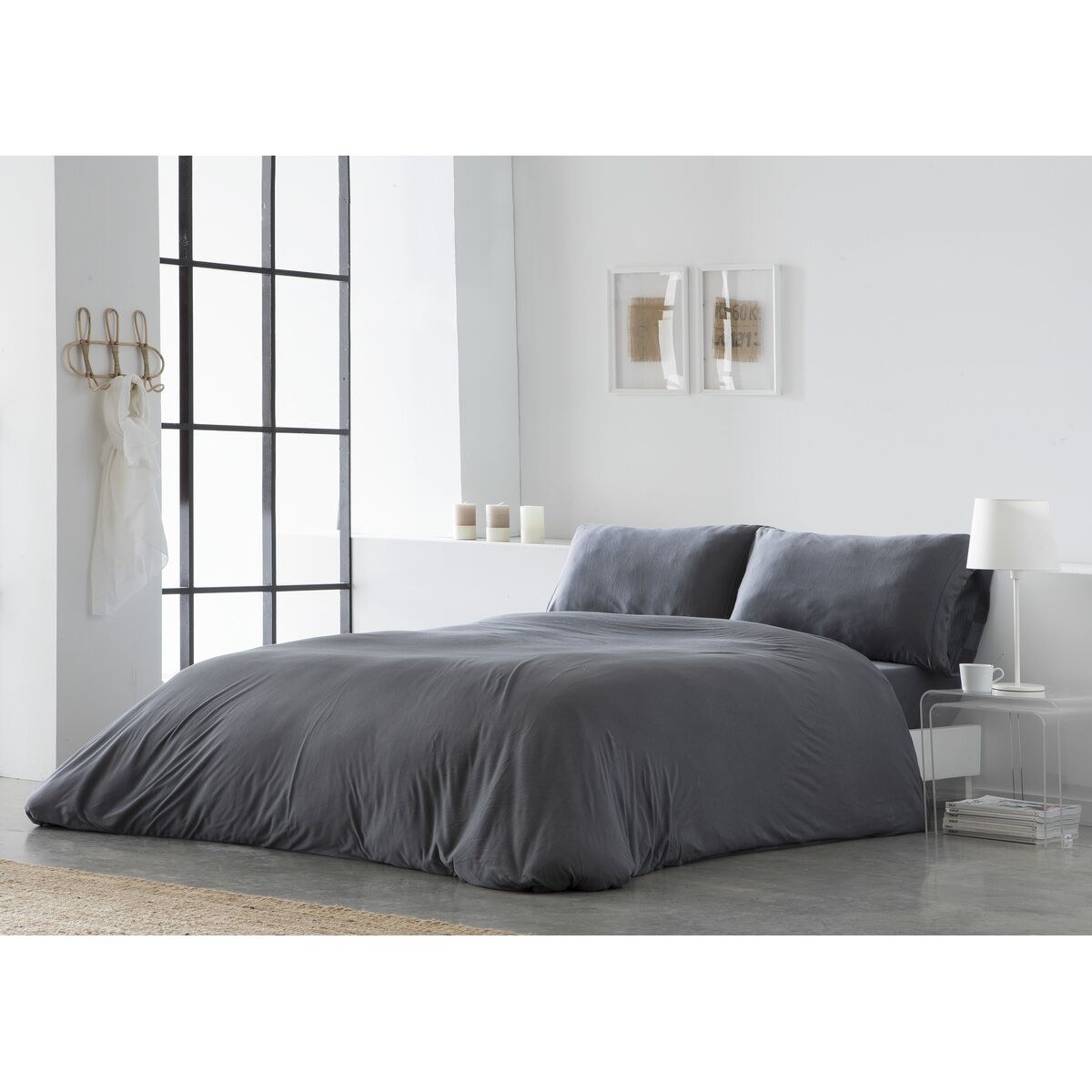 Nordic cover ELBA Dark grey King size 240 x 220 cm