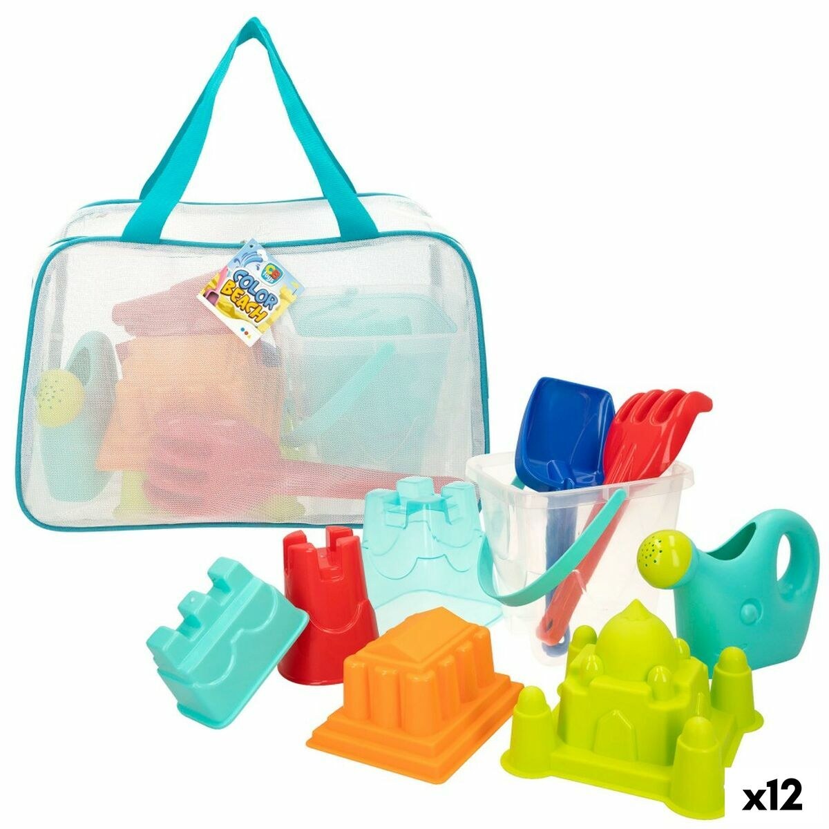 Beach toys set polypropylene (12 Units)