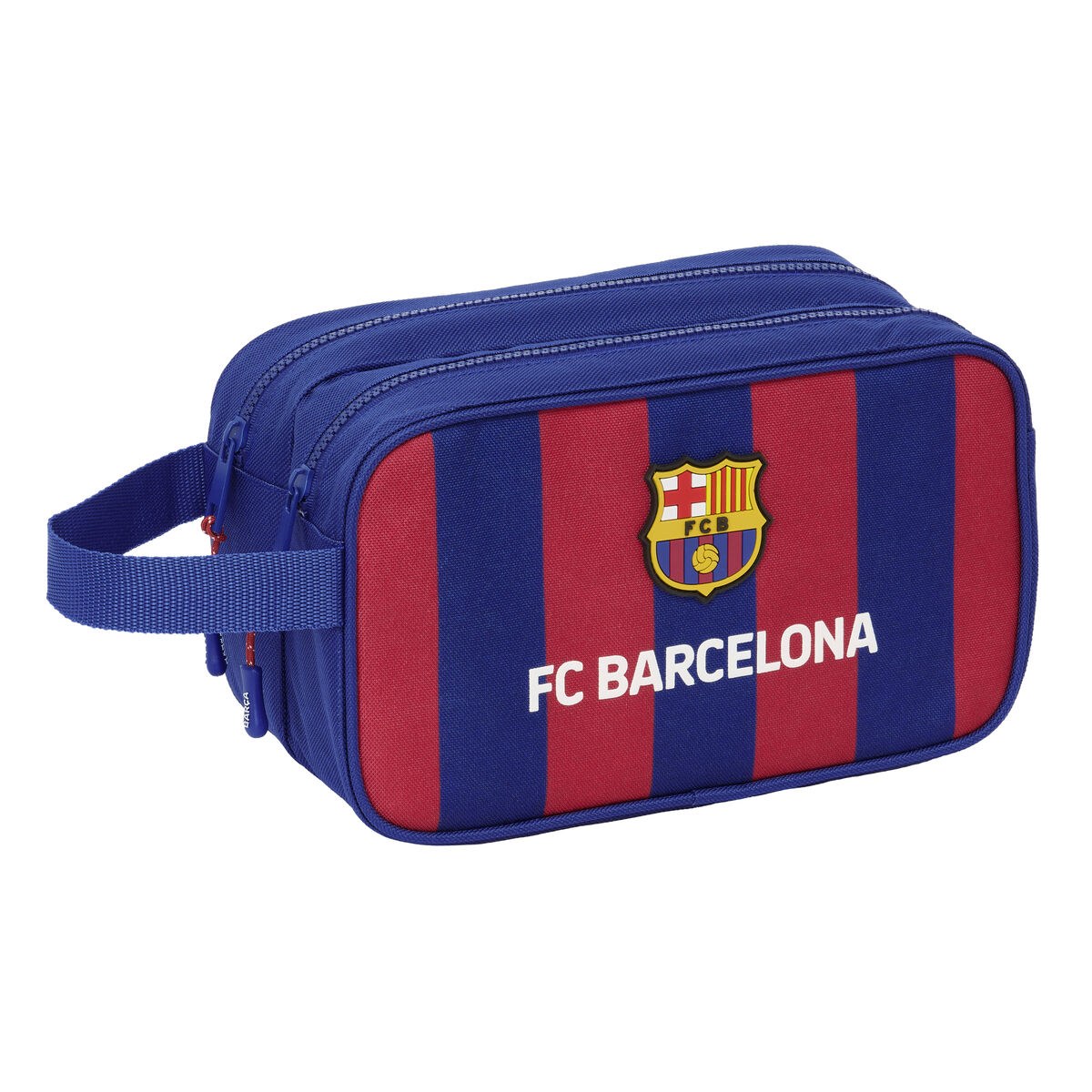 Travel Vanity Case 24/25 Maroon Navy Blue Sporting 26 x 15 x 12.5 cm