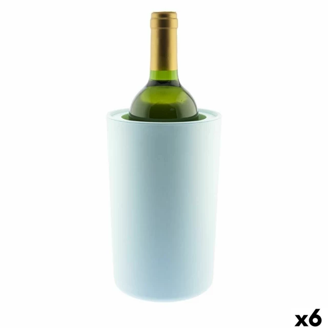 Bottle Cooler Light Blue Plastic 19 x 12 cm (6 Units)