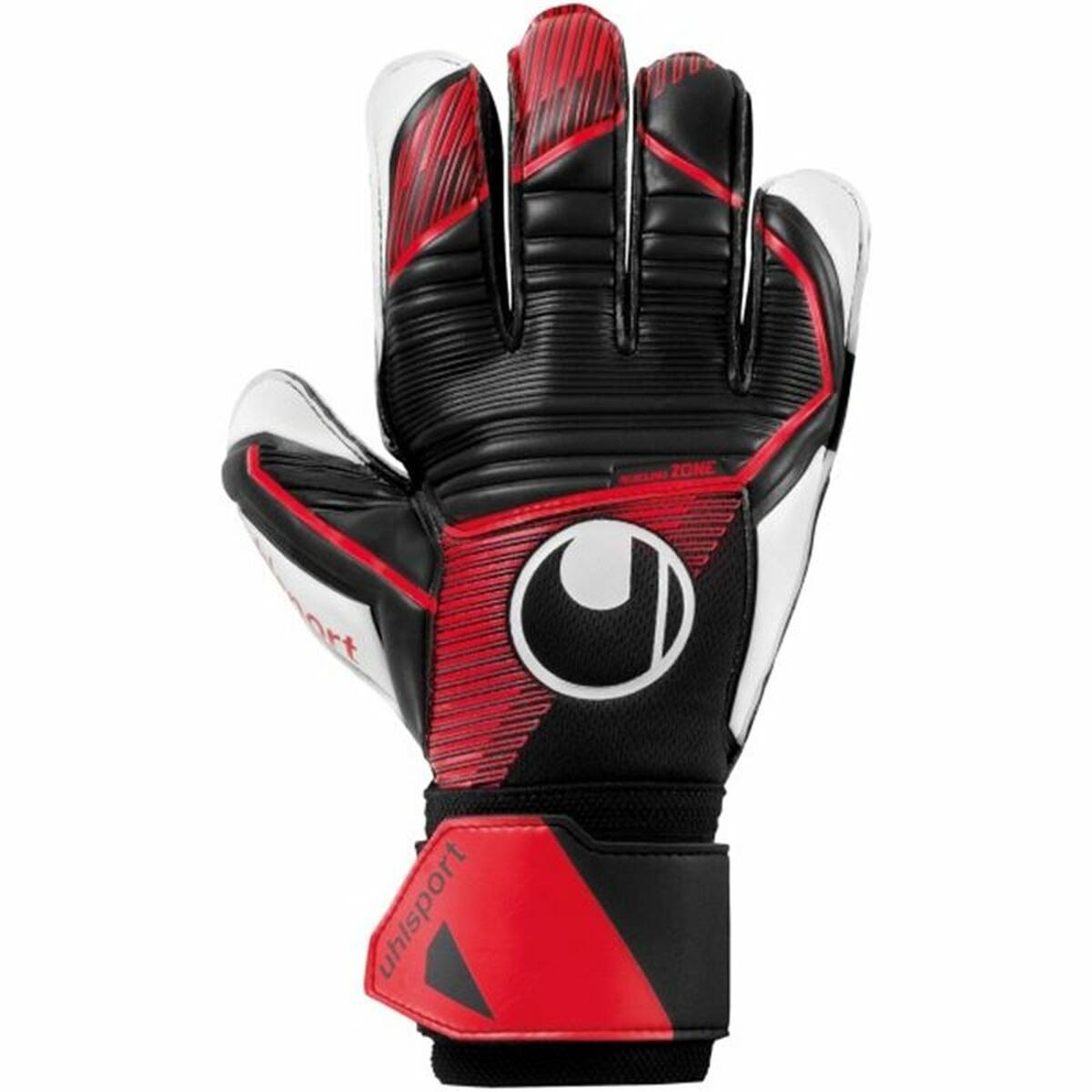 Goalkeeper Gloves Powerline Soft Pro Black Adults