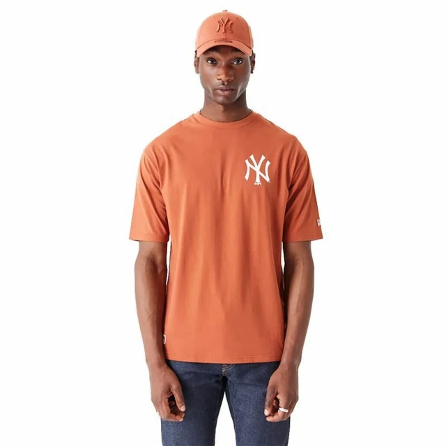 Футболка с коротким рукавом мужская New York Yankees MLB World Оранжевый
