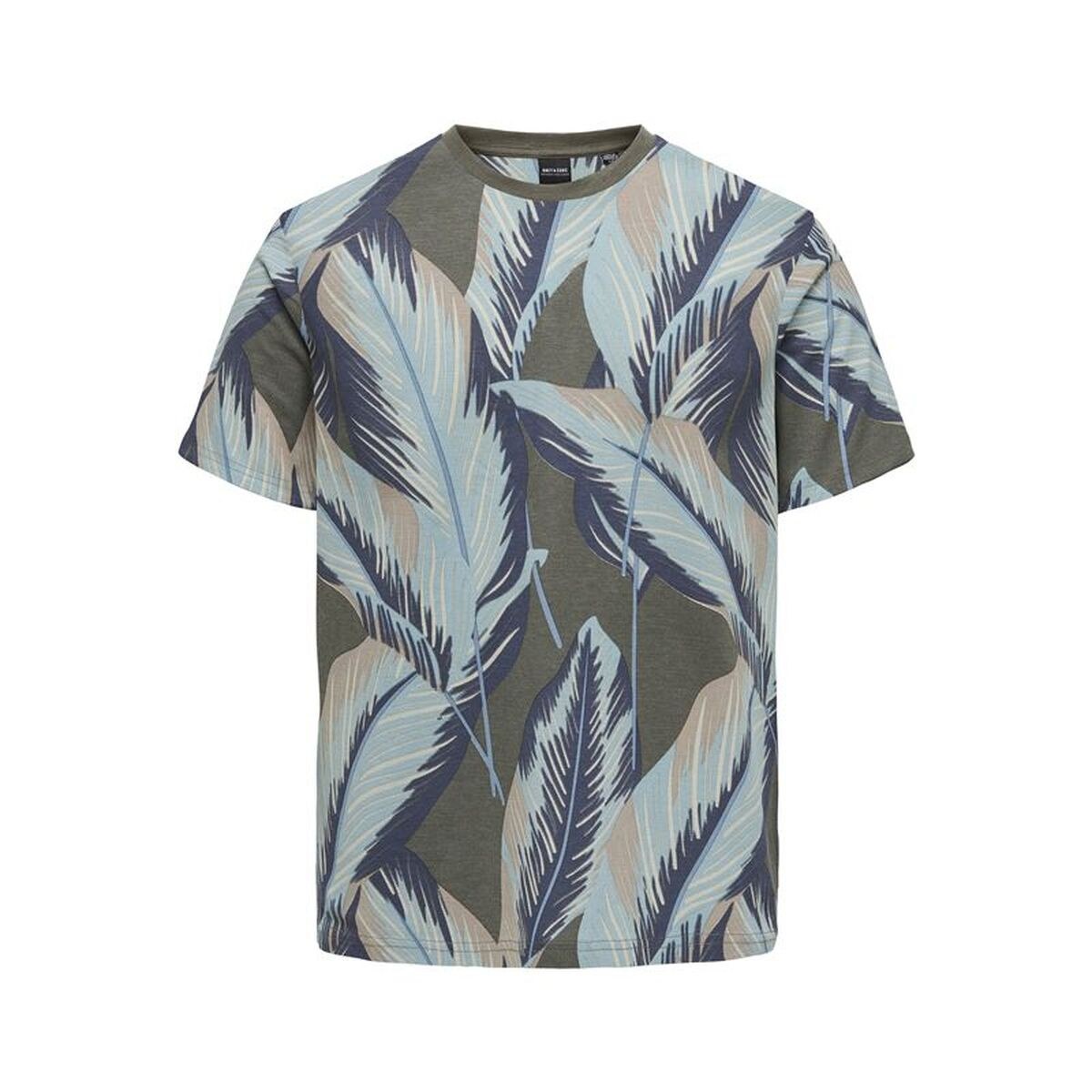 Men’s Short Sleeve T-Shirt Onskobe Reg Olive