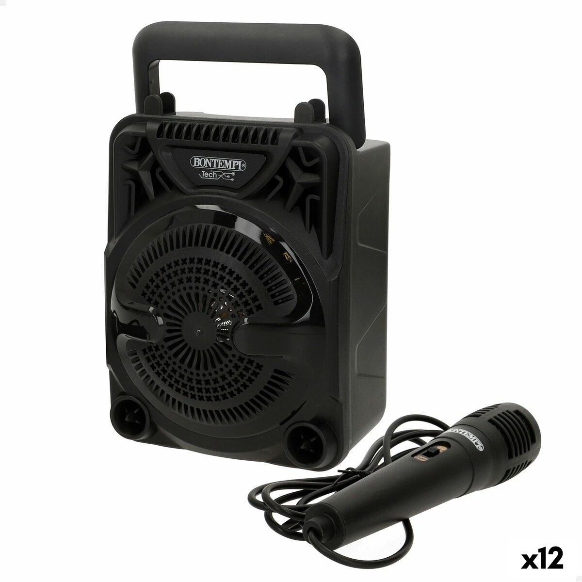 Speaker with Karaoke Microphone 12 Units