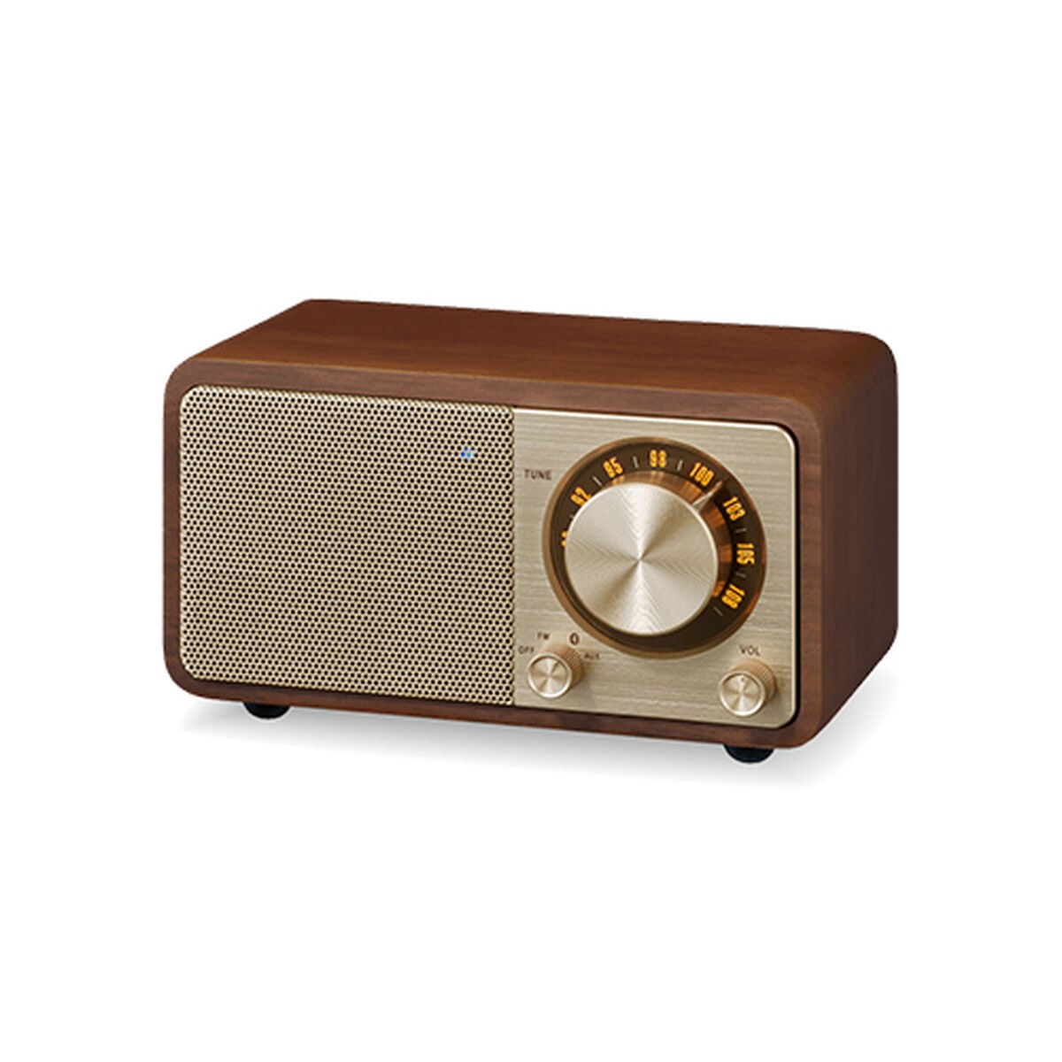 Портативное Bluetooth-радио Ретро Деревянный FM