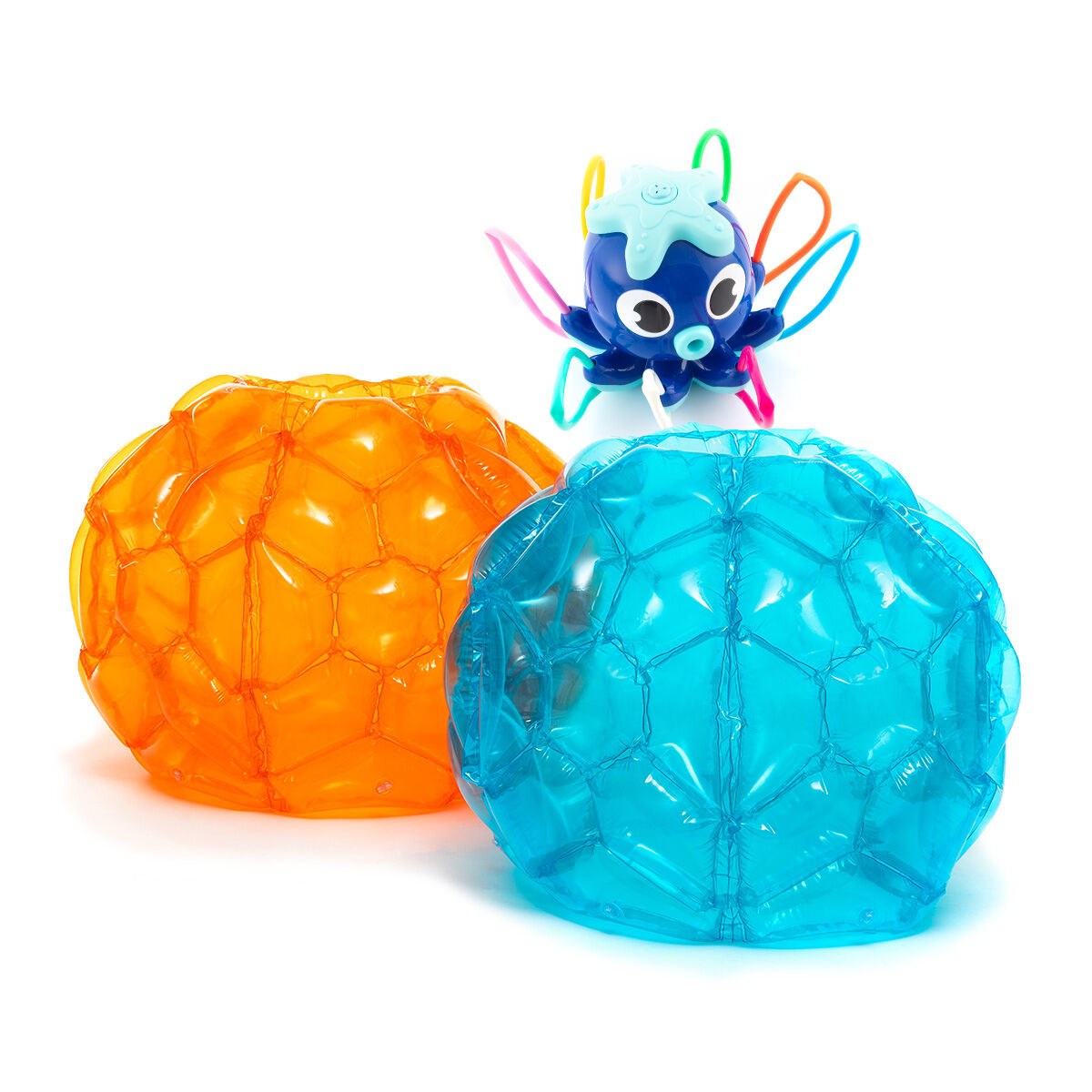 Pack Giant Inflatable Bumper Bubble Ball and Water Sprinkler and Sprayer Toy