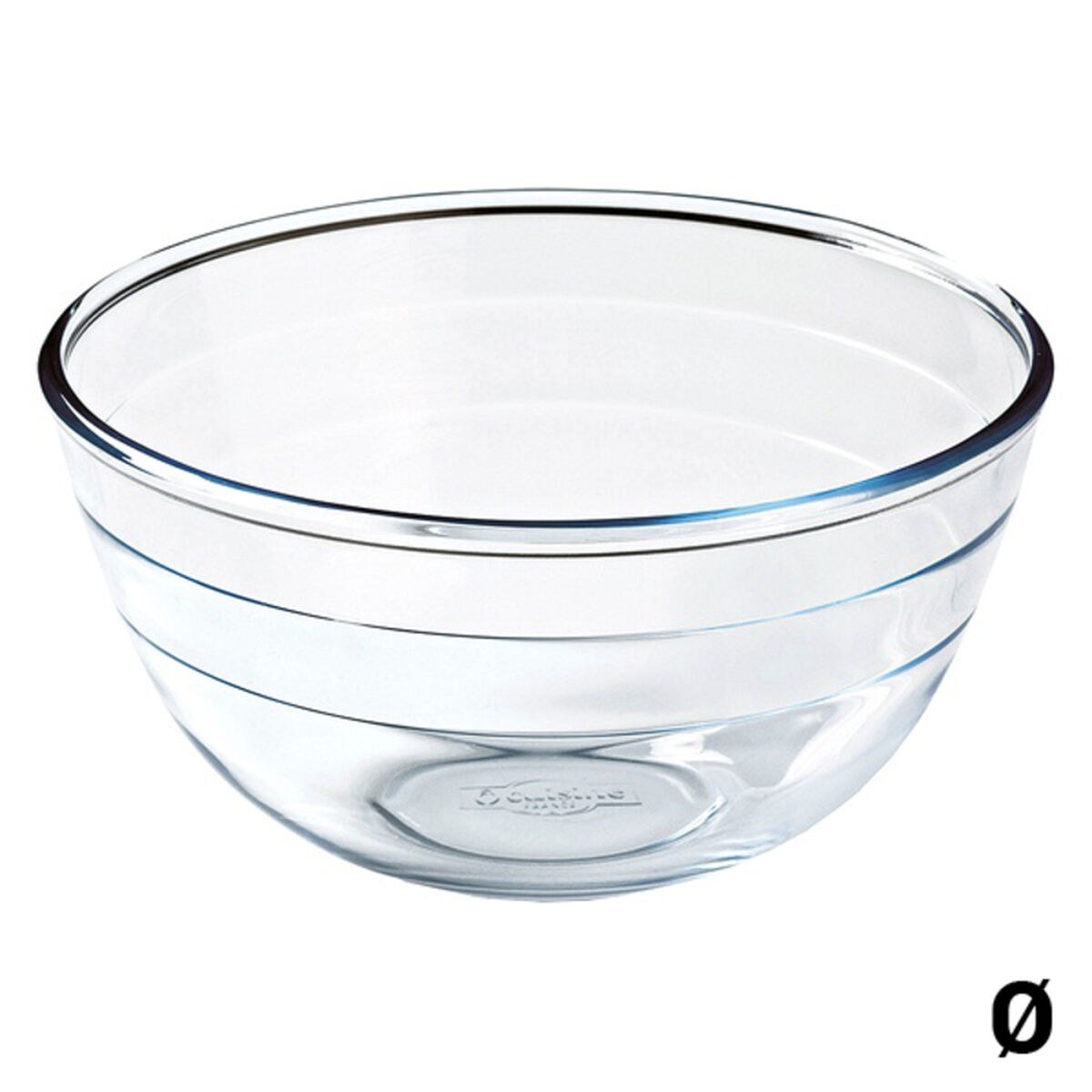Mixing Bowl O Transparent Glass