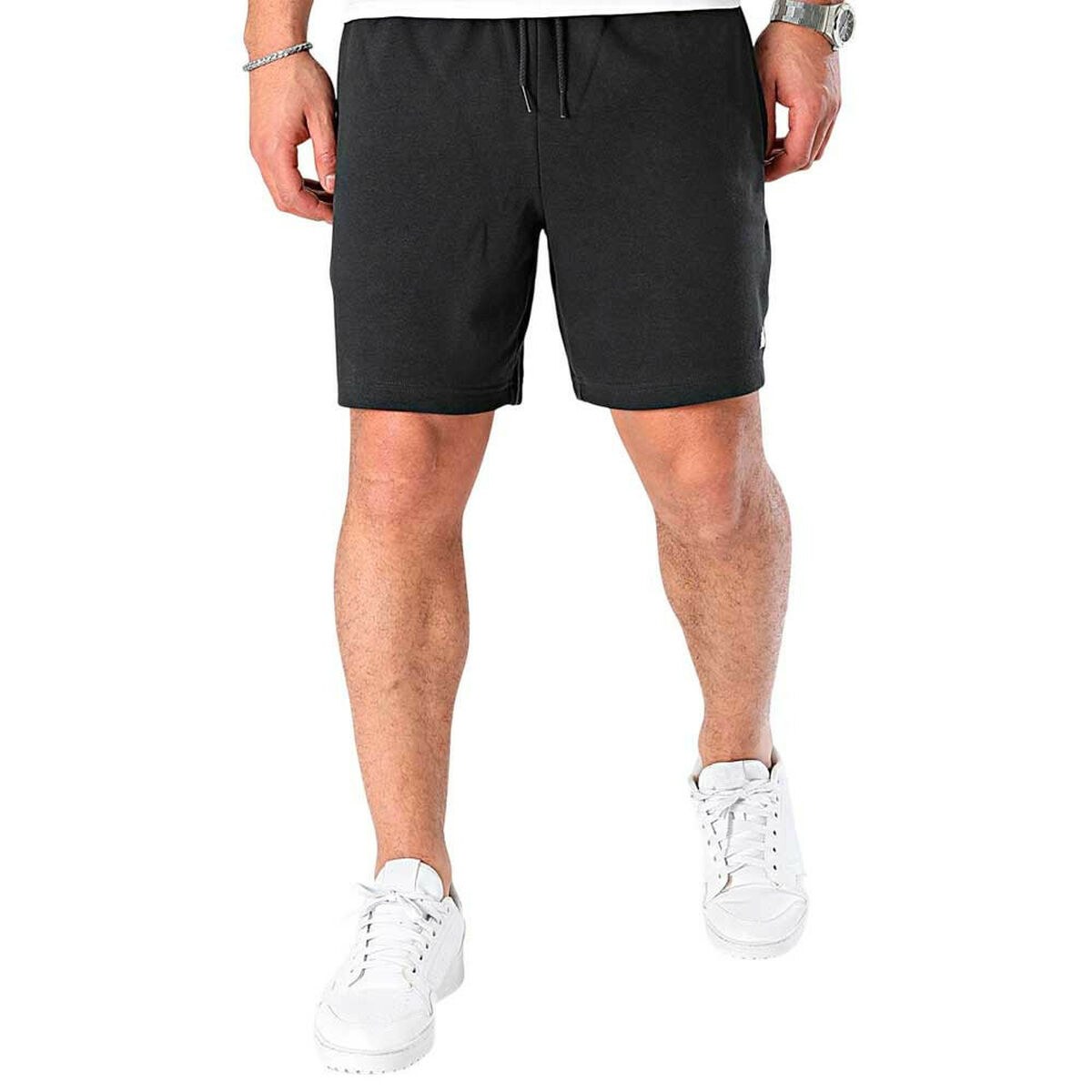 Спортивные шорты SPORT ESSENTIALS FRENCH TERY SHORT 7 MS41520 Чёрный