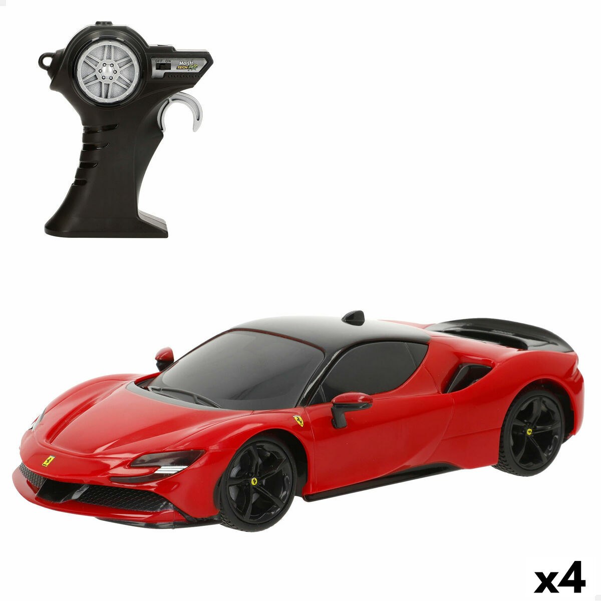 Remote-Controlled Car SF90 STRADALE 20 x 5 x 10 cm (4 Units)