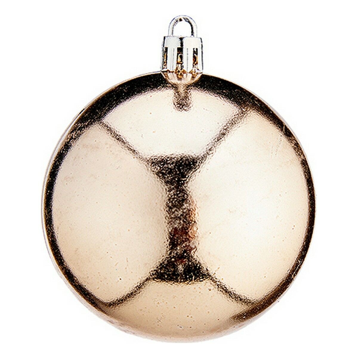 Christmas Baubles 00476-6 Champagne Plastic Ø 7 cm 12 Units