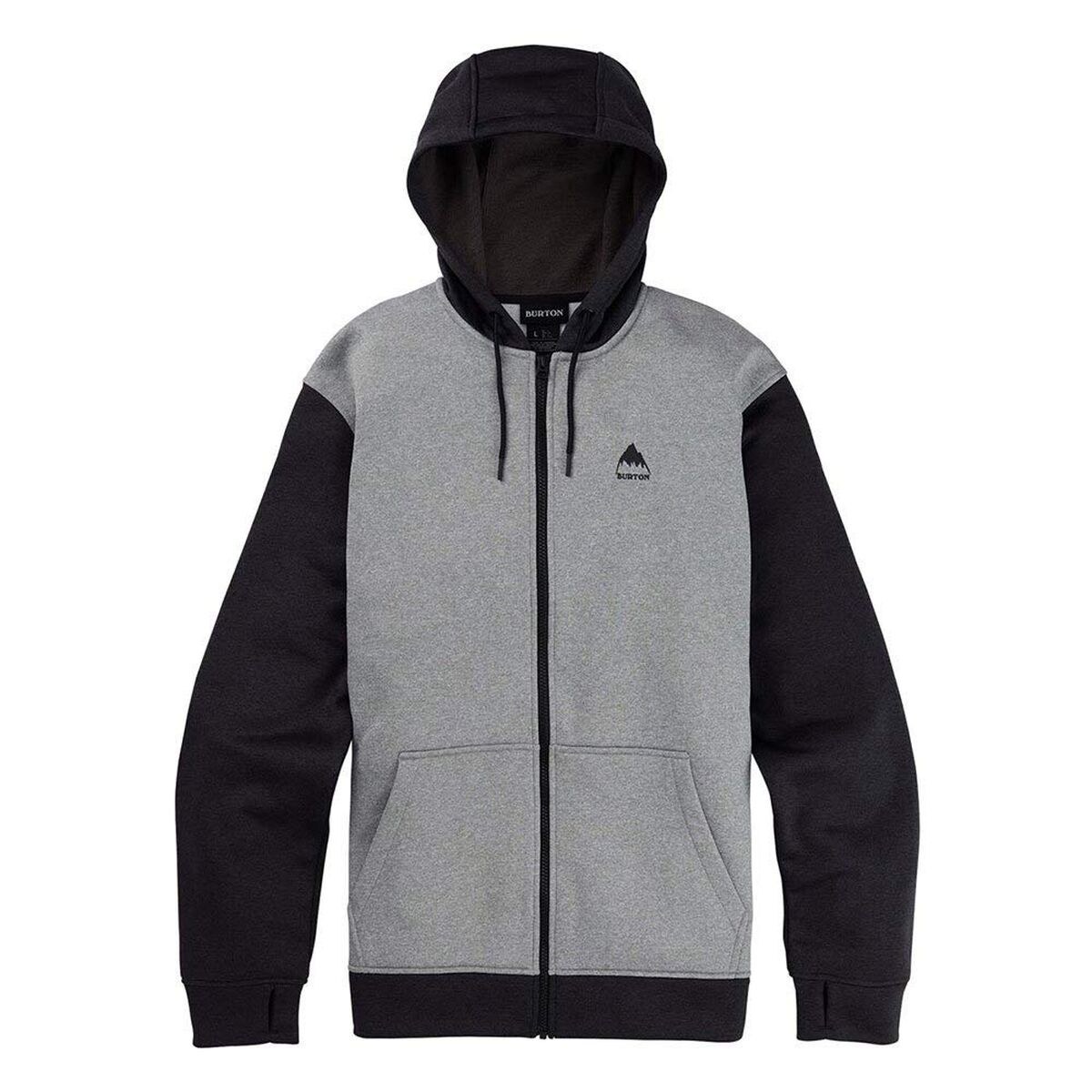 Толстовка с капюшоном мужская Burton Oak Full-Zip Чёрный