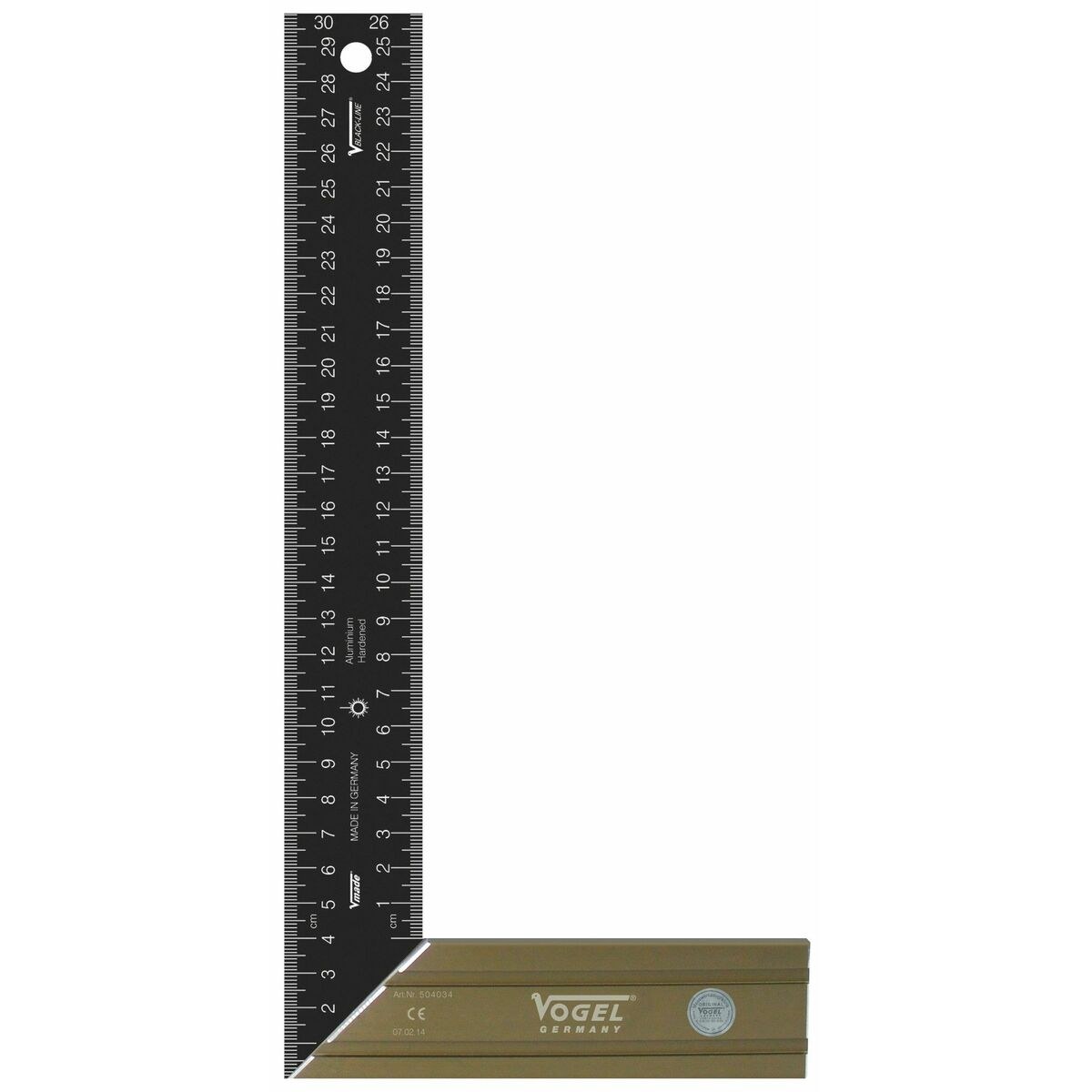 Плотницкий угольник 400 mm 40 x 17 cm