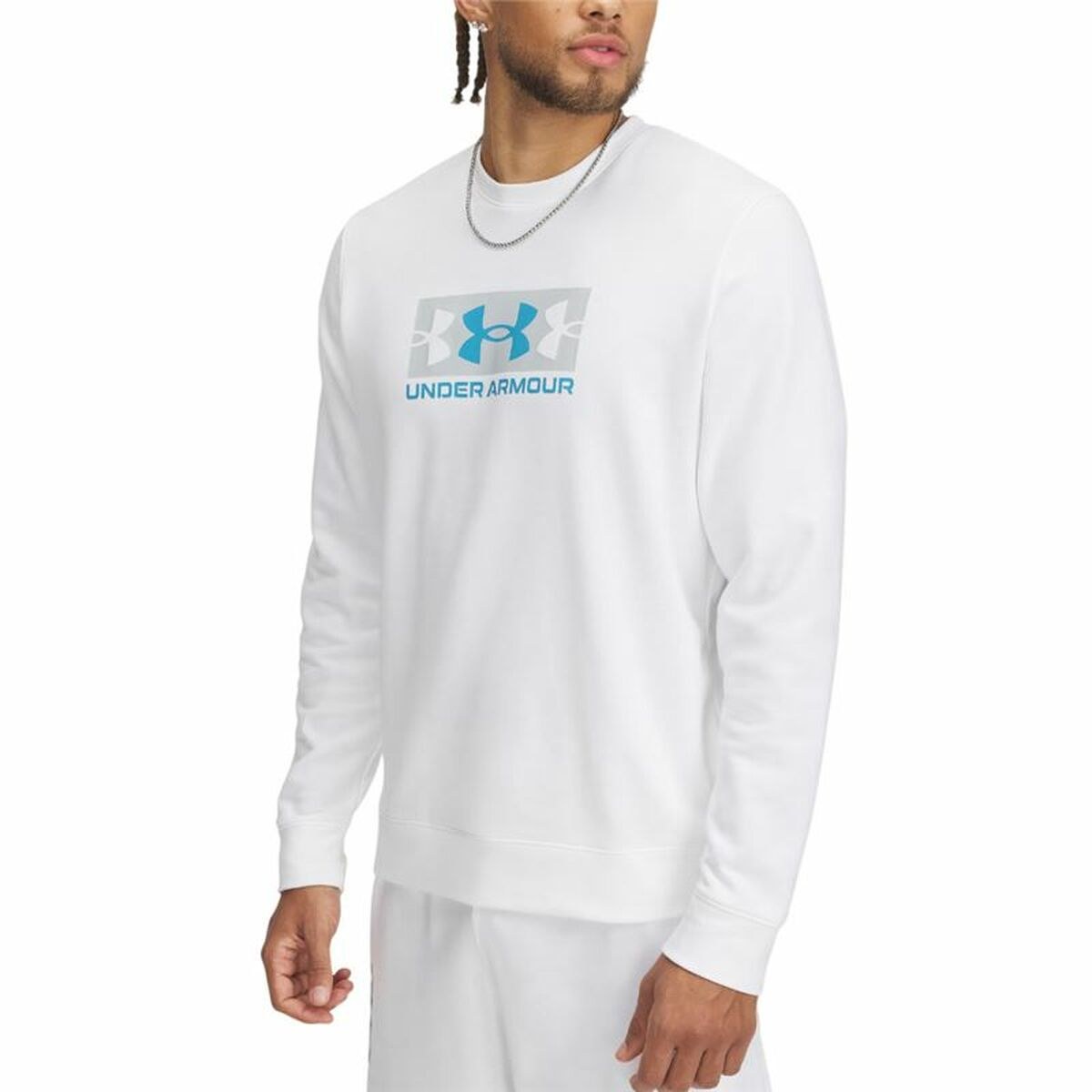 Men’s Sweatshirt without Hood Rival Terry Logo Crew
