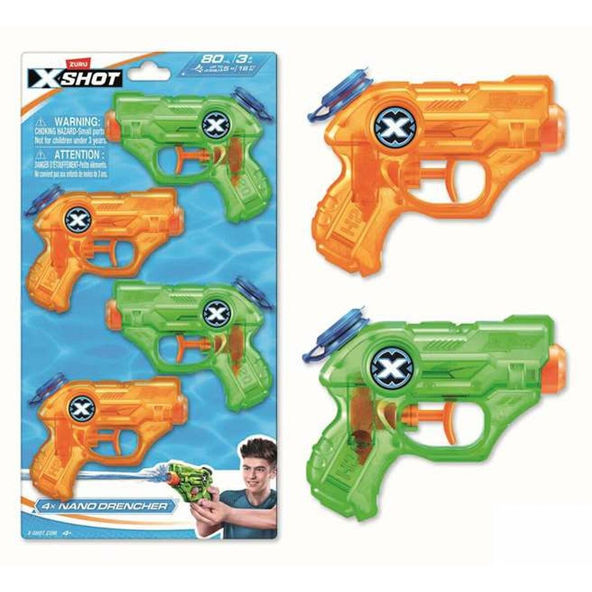 Водяной пистолет X-Shot Nano Drencher
