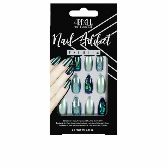 Искусственные ногти 75887 Green Glitter Chrome (1 штук)