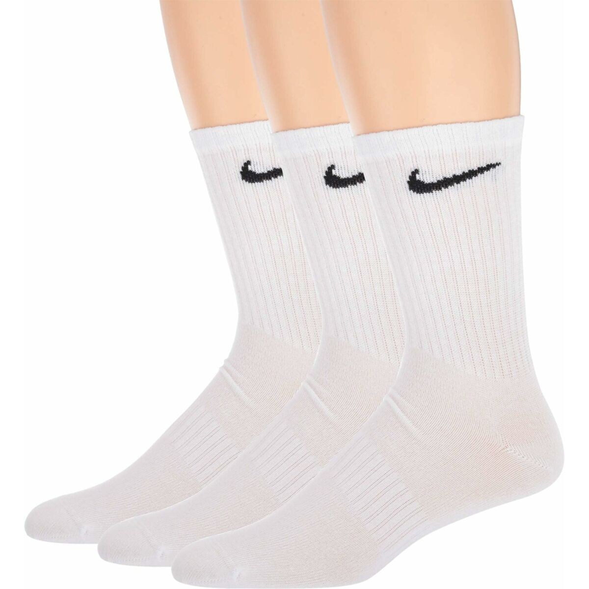 Sock pack NK EVERYDAY SX7676 100 White 3 pairs