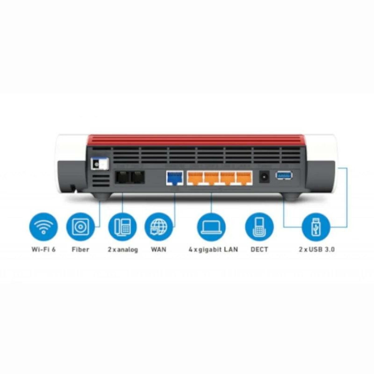 Роутер 20003058 Белый Ethernet LAN