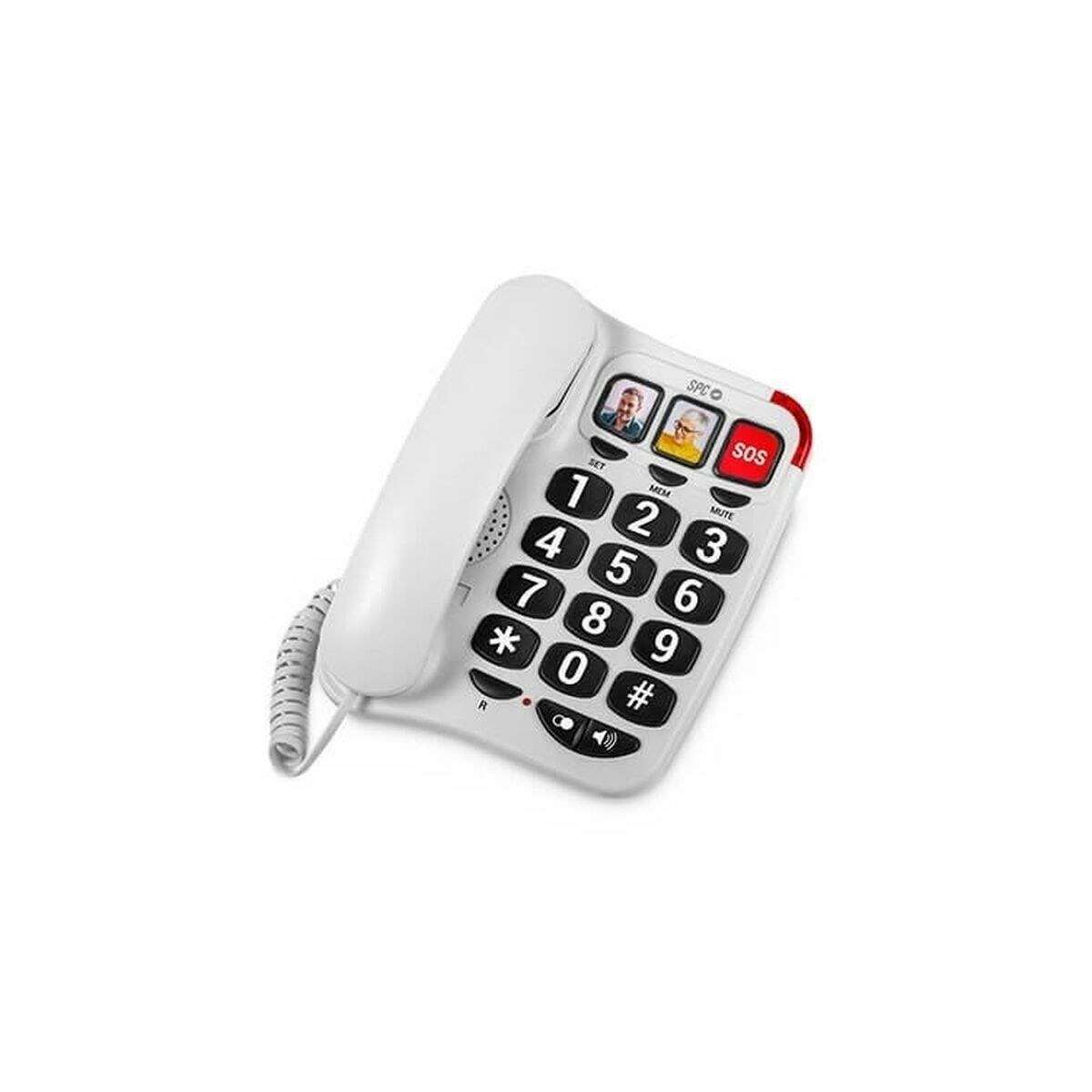 Стационарный телефон для пожилых 3295B Белый