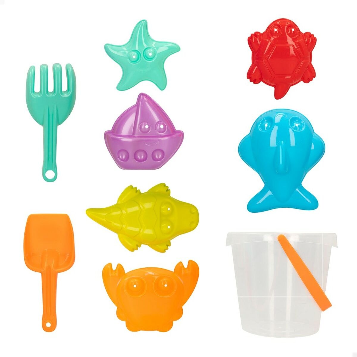 Beach toys set Ø 18 cm (24 Units)