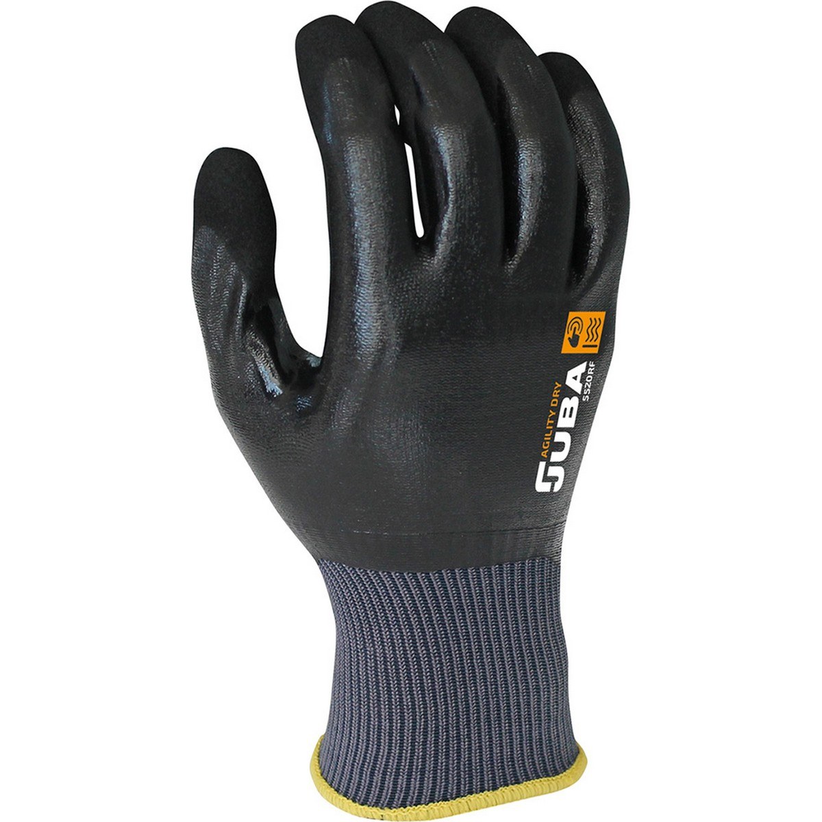 Work Gloves Black Nitrile