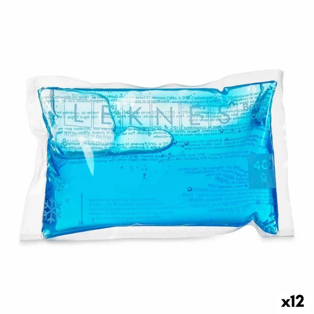 Охладитель для Бутылок Синий полиэтилен 400 ml 22,5 x 3 x 14,5 cm (12 штук)