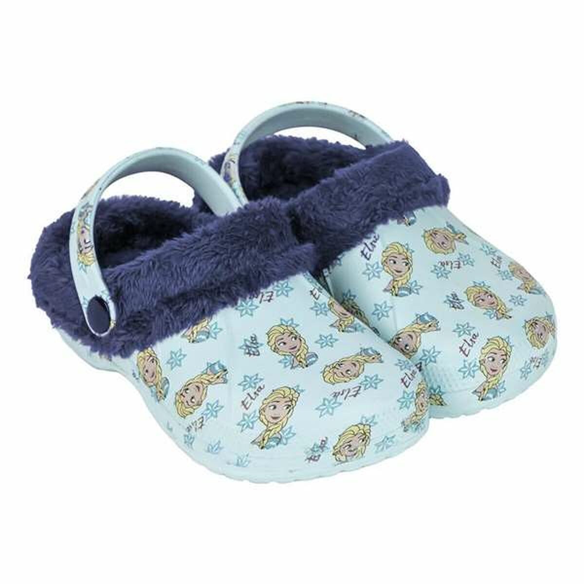 House Slippers Light Blue