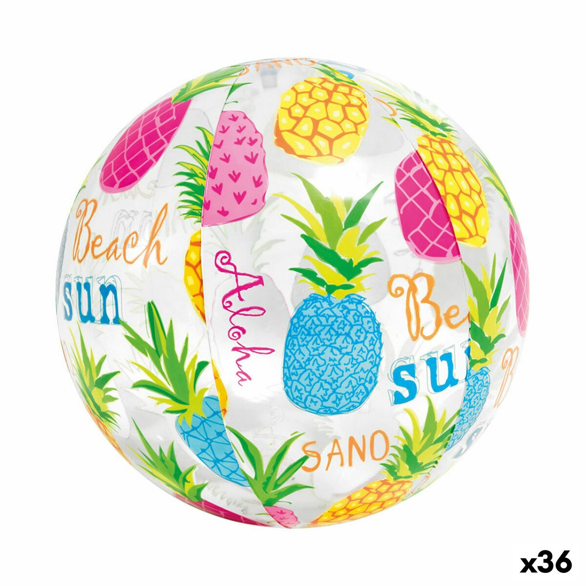 Beach ball Ø 51 cm PVC (36 Units)