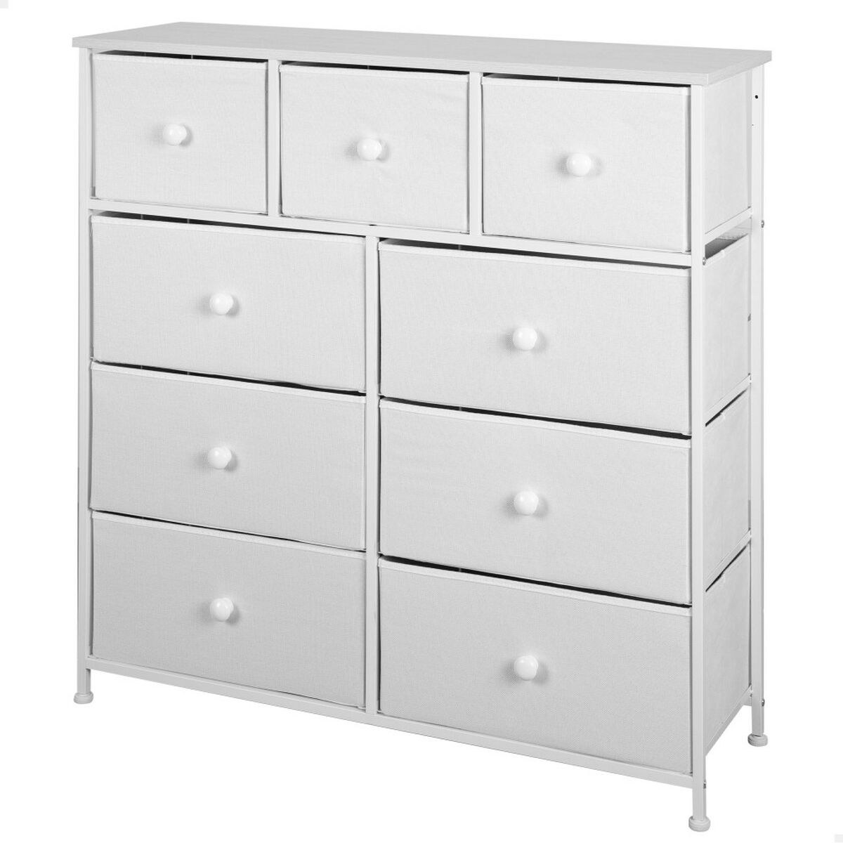 Chest of drawers White 100 x 100 x 30 cm