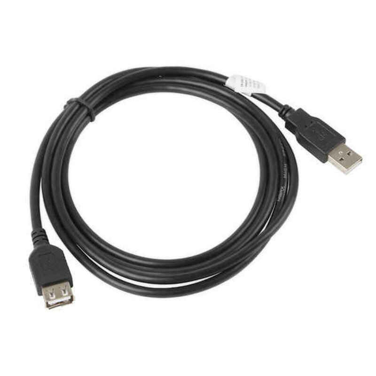 USB Extension Cable Male Plug/Socket 480 Mb/s Black