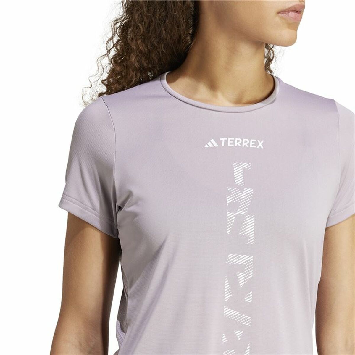 Men’s Short Sleeve T-Shirt Terrex Agravic Lilac