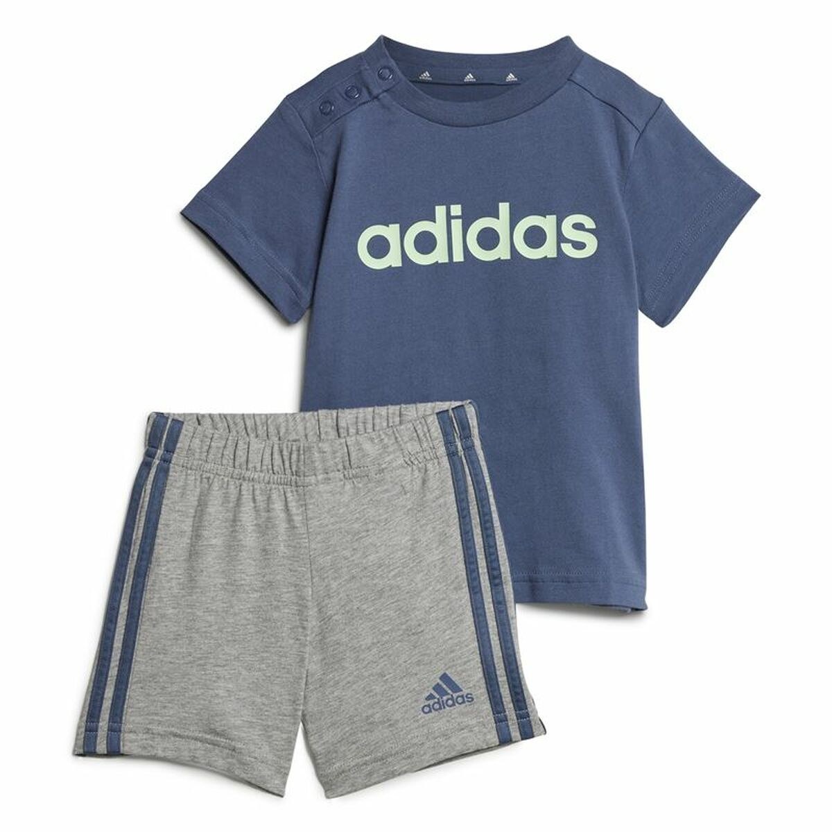 Спортивный костюм для малышей I Lin Co Set Infantil Синий Серый Разноцветный