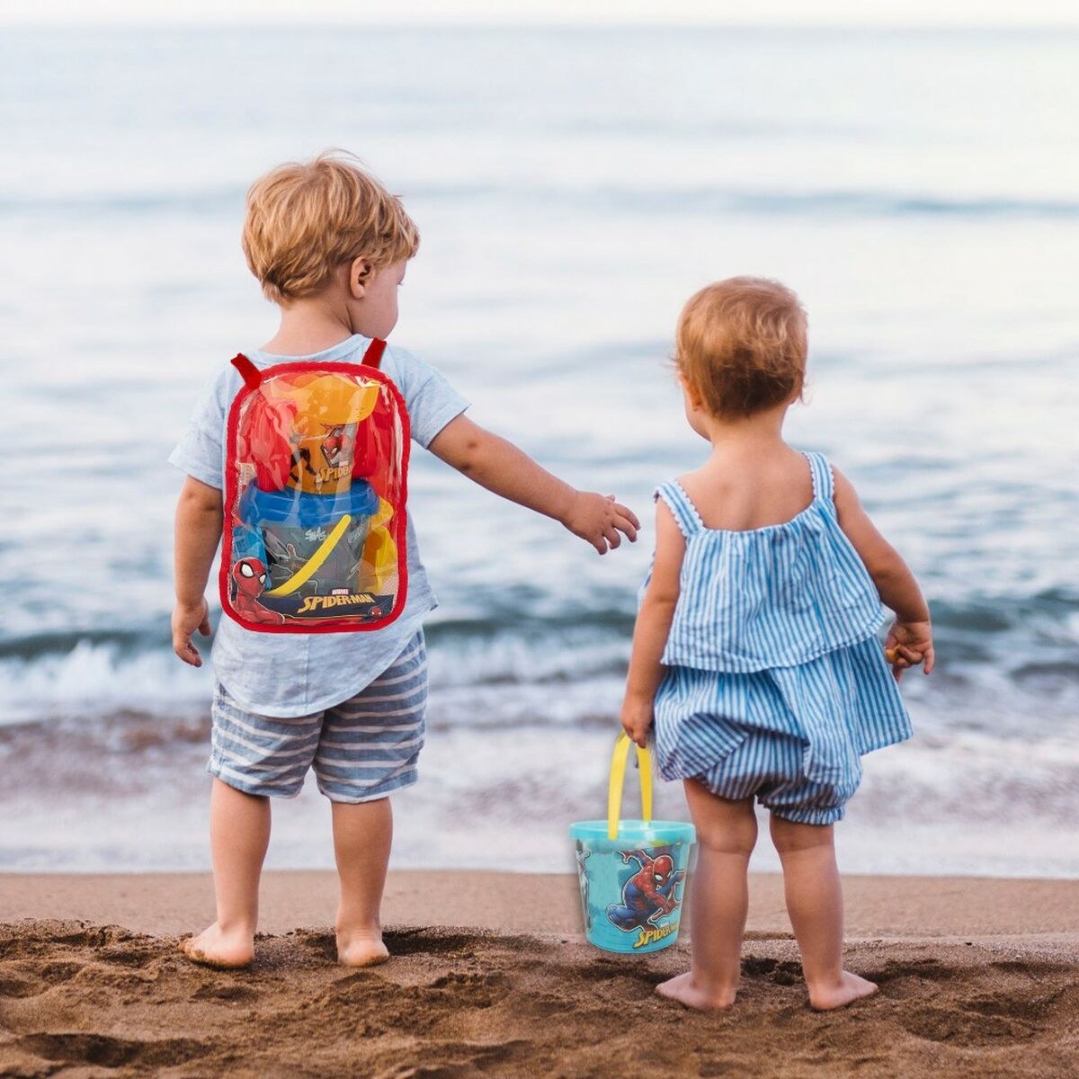 Beach toys set 18 x 16 x 18 cm (12 Units)
