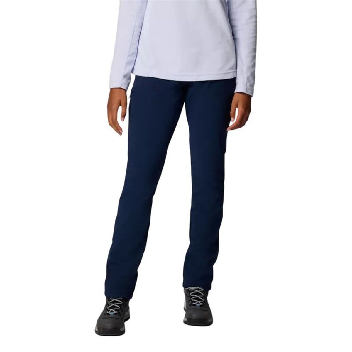 Long Sports Trousers Back Beauty™ High-Rise Blue Lady