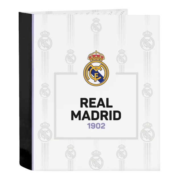 Ring binder Black White A4 (27 x 33 x 6 cm)