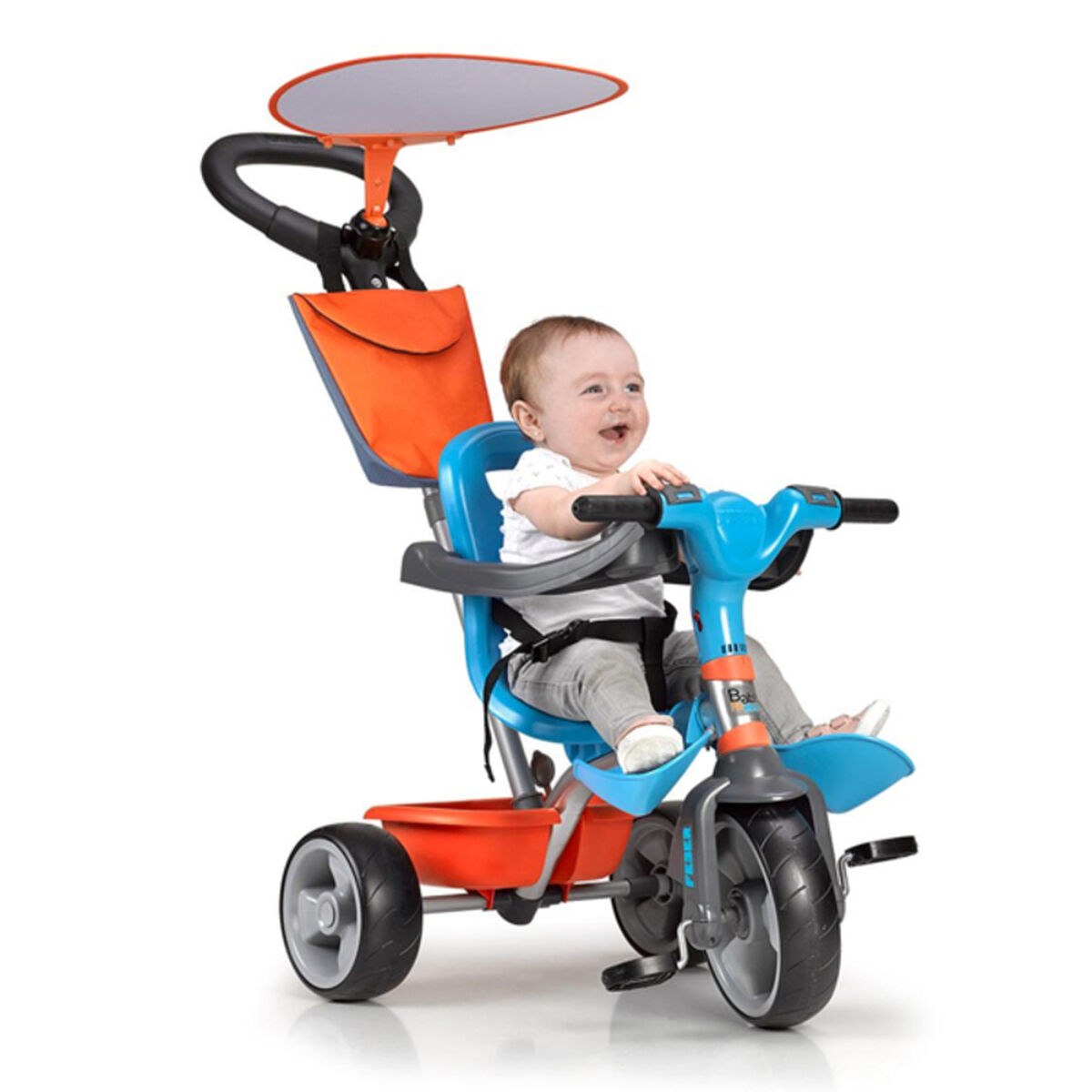 Tricycle Baby Plus Music Blue Orange