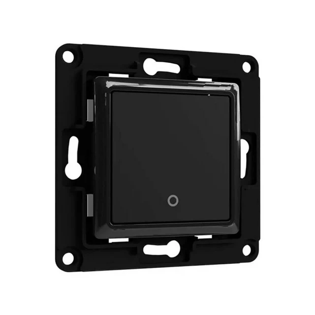 Выключатель света WALL SWITH 1 BLACK Чёрный
