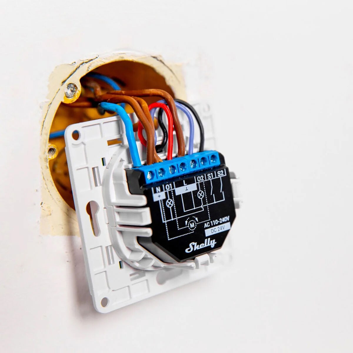 Wi-Fi switch module Plus 2PM WLAN 240 V WiFi