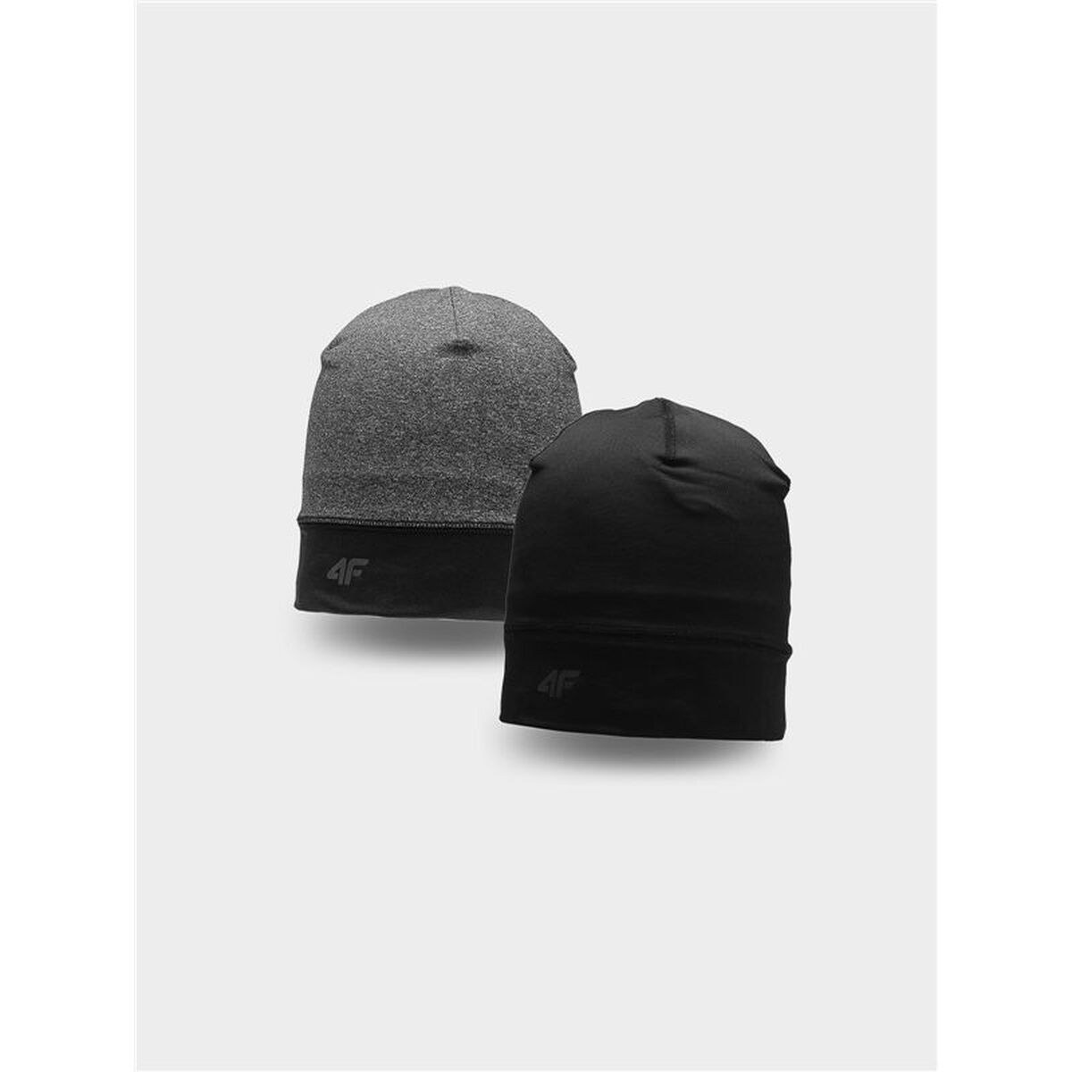 Hat Black Grey Reversible