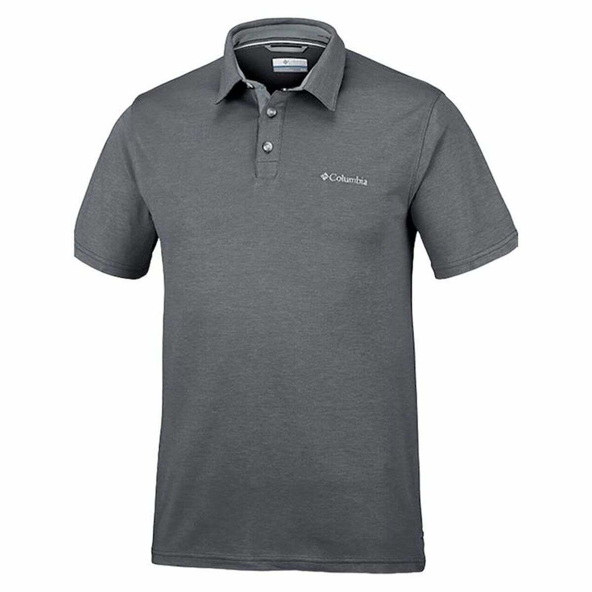 Men’s Short Sleeve Polo Shirt Nelson Point™ Dark grey