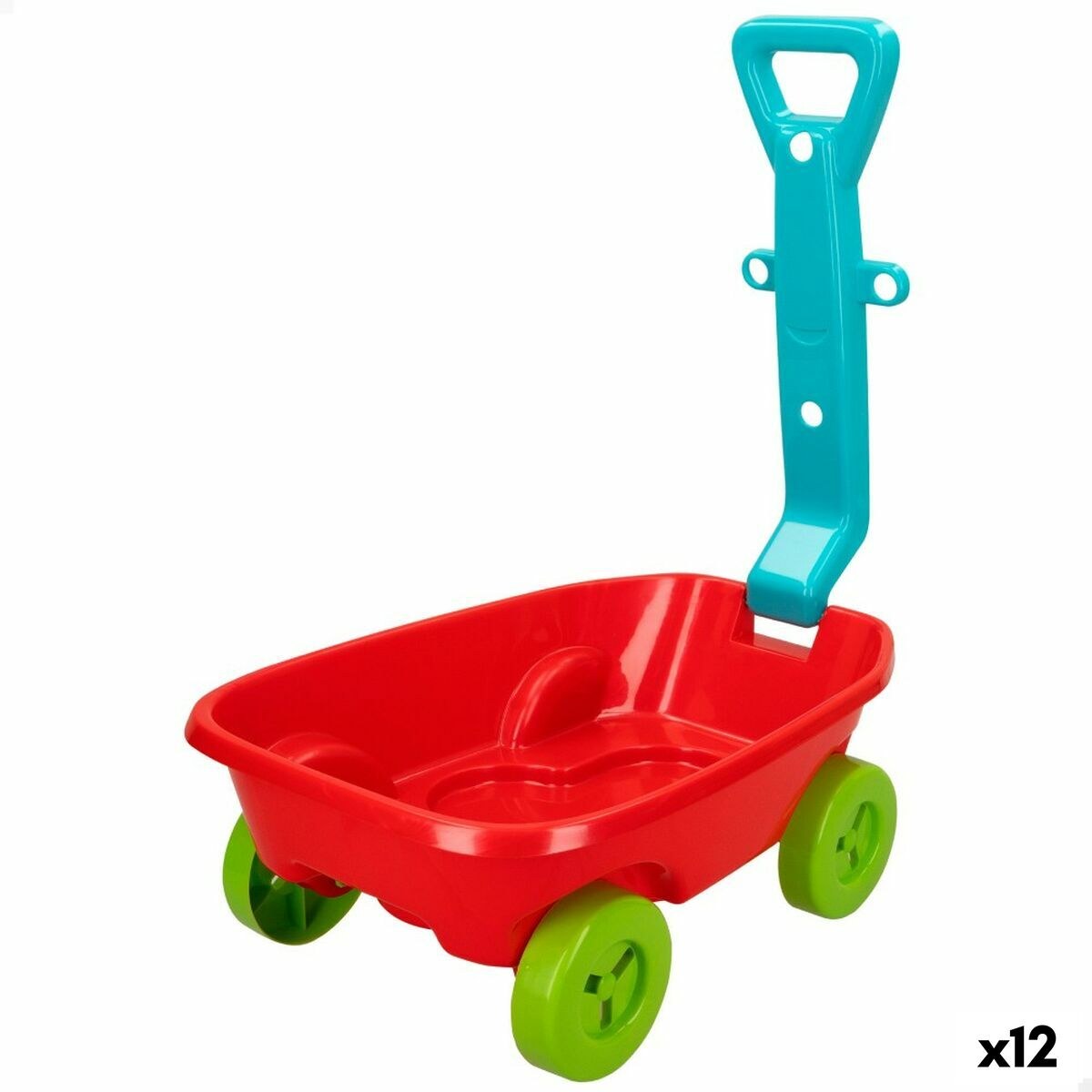 Beach toys set Wheelbarrow polypropylene (12 Units)