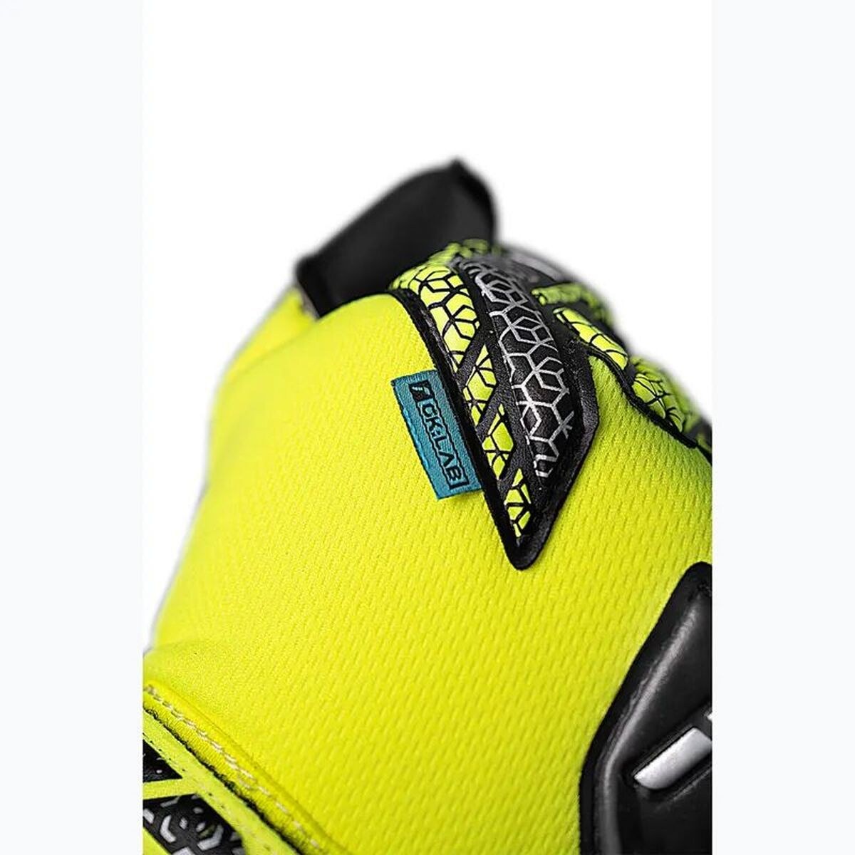 Goalkeeper Gloves Attrakt Duo safe Yellow Adults