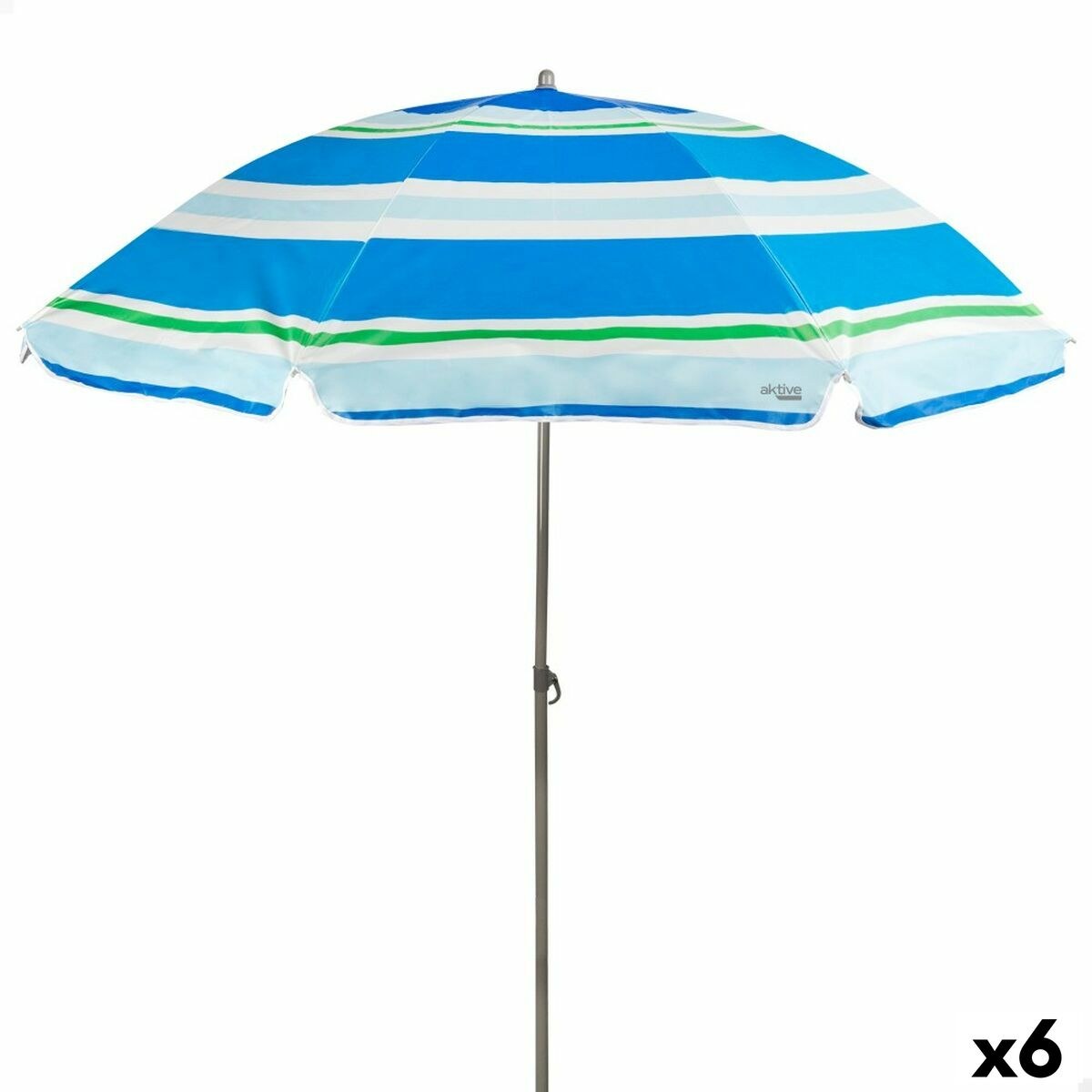 Зонтик Синий Красный Ø 200 cm 200 x 196 x 200 cm UV50 (6 штук)